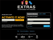 Tablet Screenshot of cinemaextras.com
